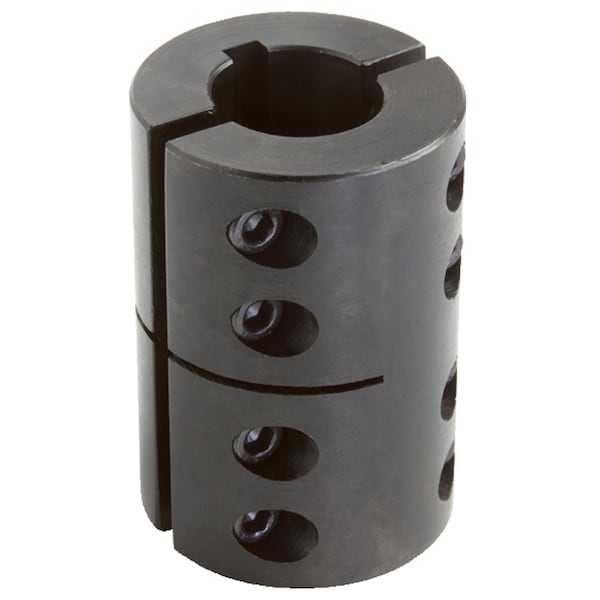 Climax Metal Products 2CC-143-143-KW Two-Piece Clamping Coupling Recessed Screw with Keyway 2CC-143-143-KW - main